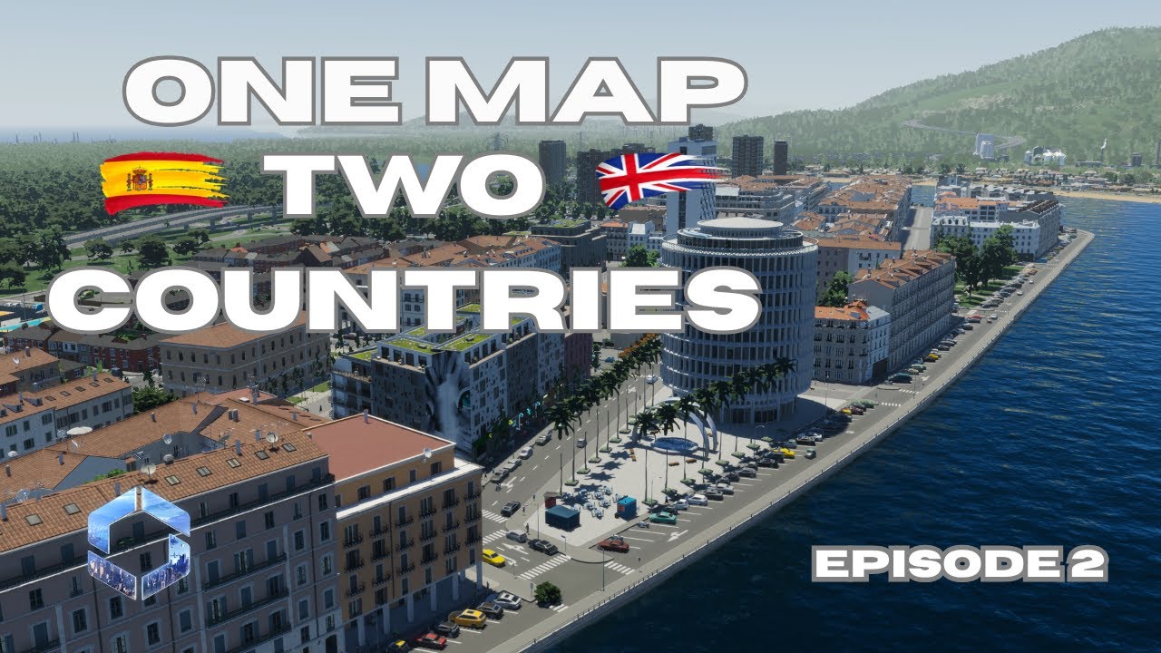 Old Town & First Real Industry | One Map Two Countries Ep.2 | Cities Skylines 2