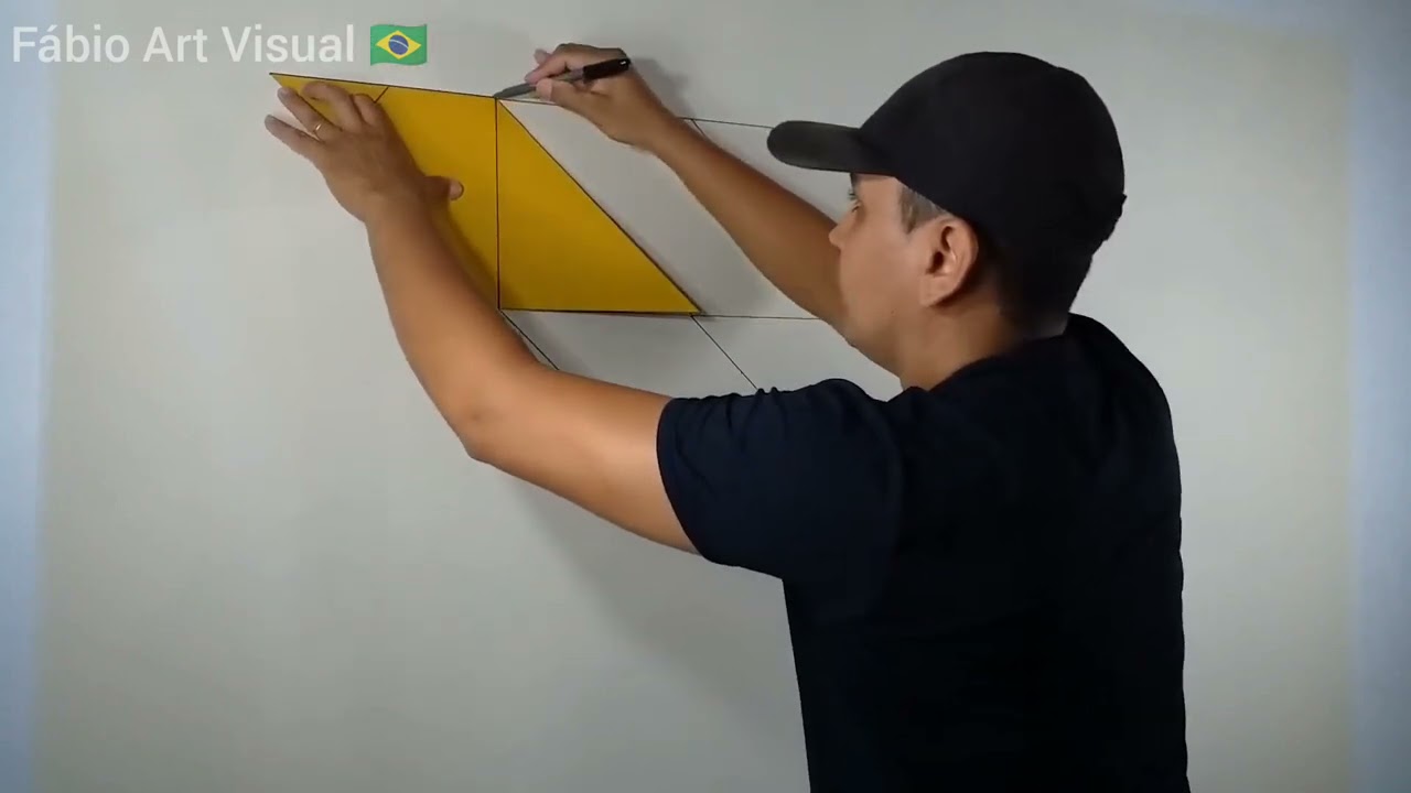 MUITO FÁCIL - PINTURA  EFEITO 3D PASSO A PASSO