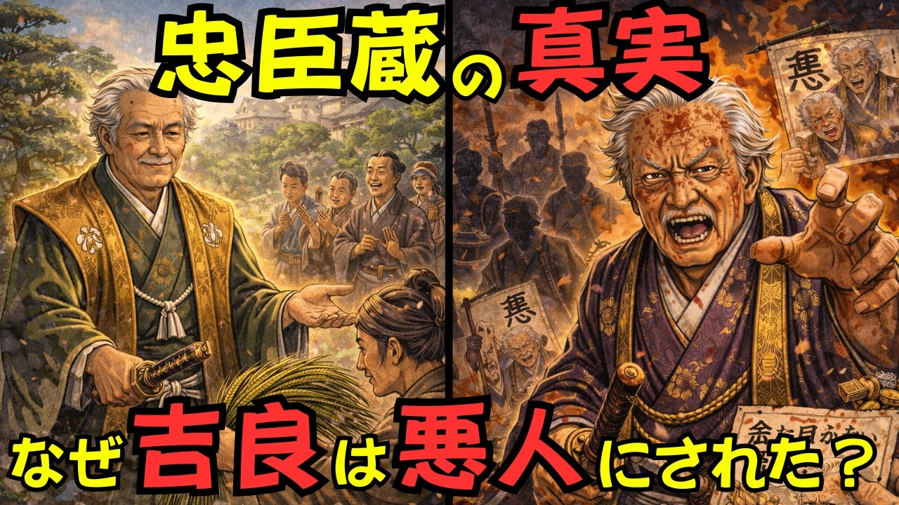 【衝撃】忠臣蔵の嘘。吉良上野介は「名君」だった？赤穂浪士が隠したかった不都合な真実。