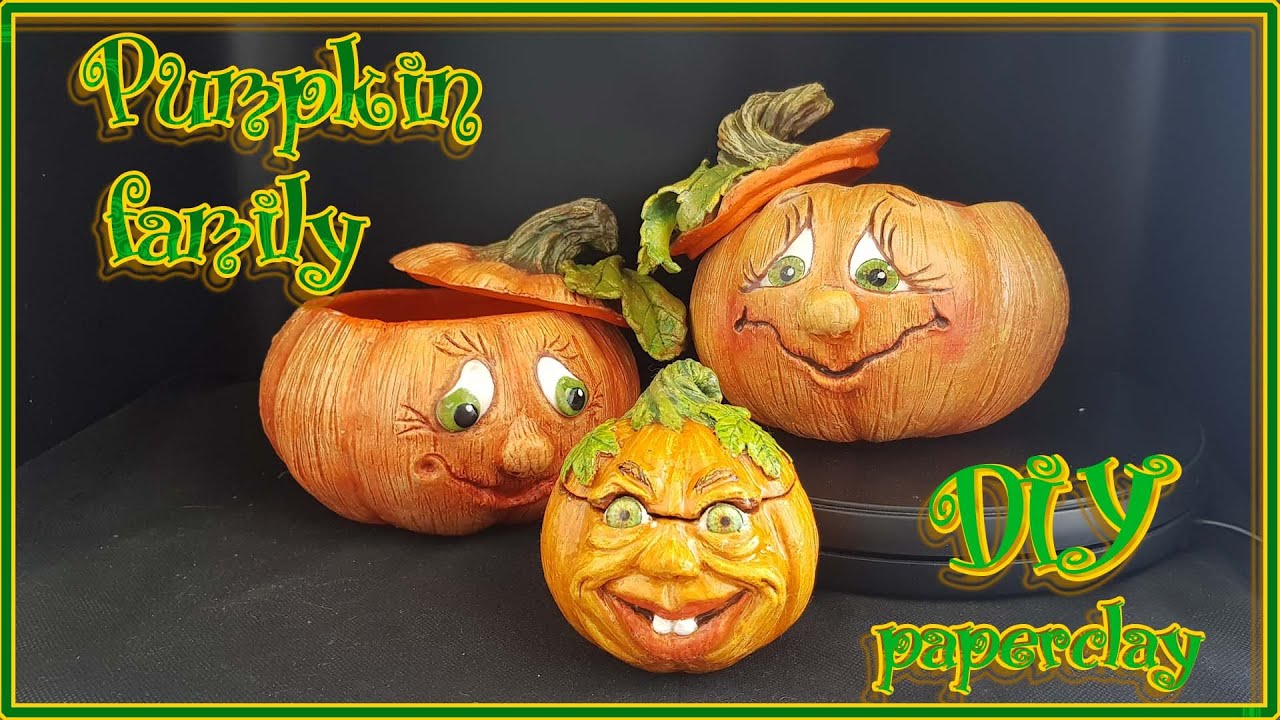 Happy Halloween. Тыква-шкатулка к празднику Хэллоуин.
