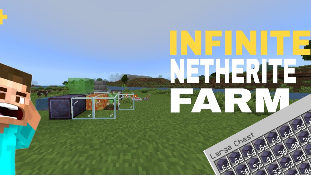 Minecraft Netherite Farm Tutorial in Minecraft Bedrock 1.21.92