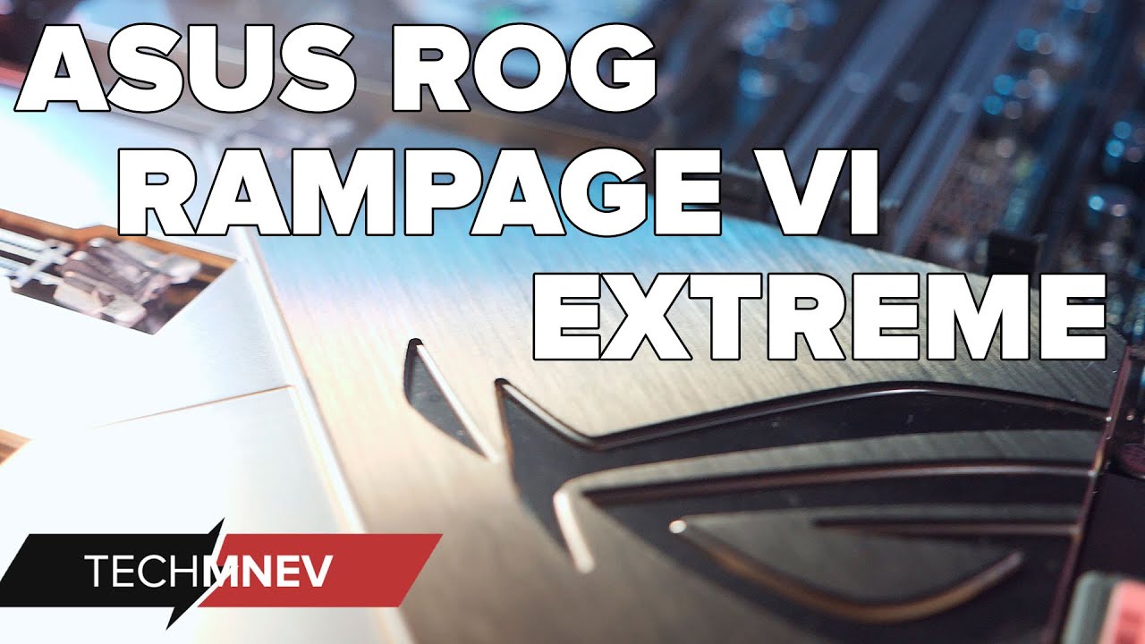 ASUS ROG RAMPAGE VI EXTREME - APEX на максималках X299 LGA2066 ОБЗОР, РАЗГОН, VRM test, DDR4 4000Mhz