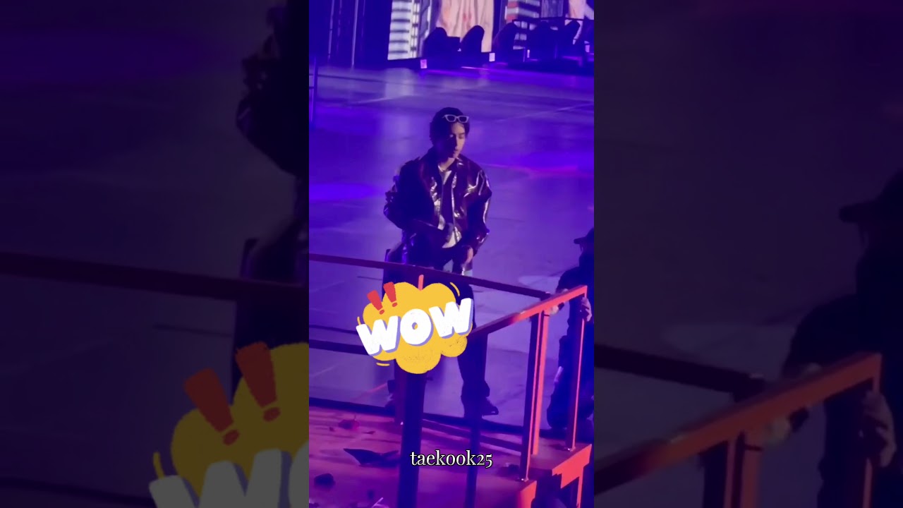 Who gave Taehyung the hairpin? #taehyung #v #bts #concerts