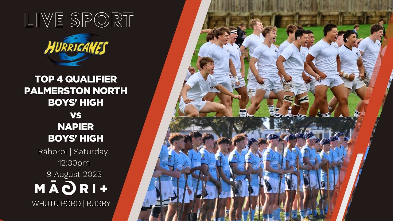Top 4 Rugby First XV 2025 | Hurricanes Qualifier | Palmerston North Boys' High v Napier Boys' High