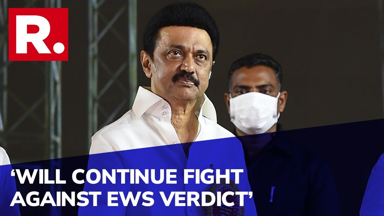 Tamil Nadu CM Calls SC's EWS Quota Verdict 'Setback' For Century-Long Social Justice Struggle