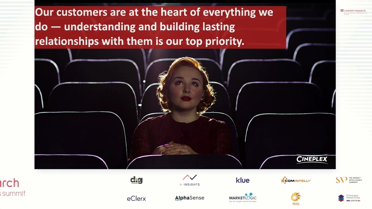 Market Research and Customer Insights Summit 2025 | Cineplex Group | RFM analysis Model