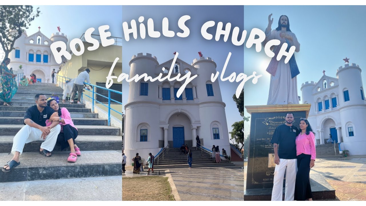 Rose hills church Vizag #vlog #hindiladkiinandhra #vizag #rosehill #travel