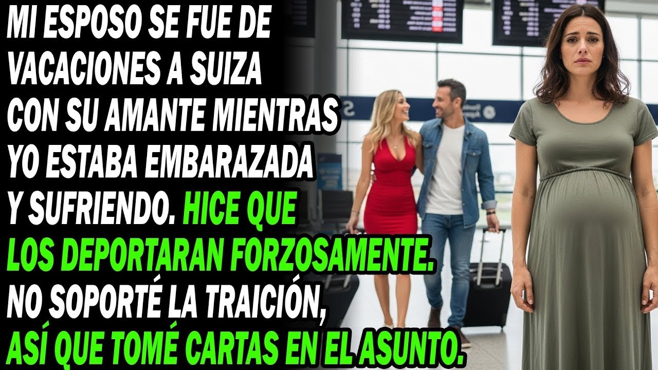 Embarazada, Mi Esposo Llevó A La Amante A Suiza 😈✈️. ¡Los Hice Deportar!