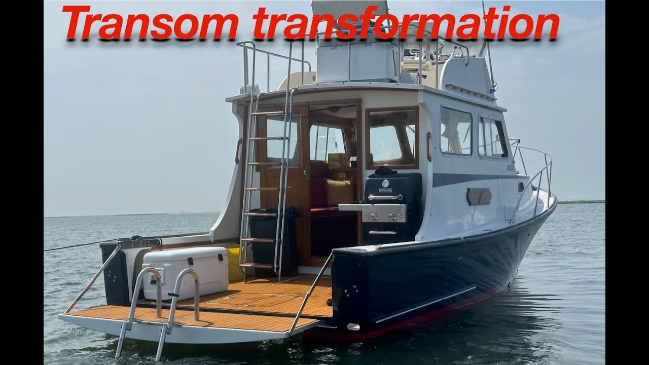 Boat transom transformation 2 of 2