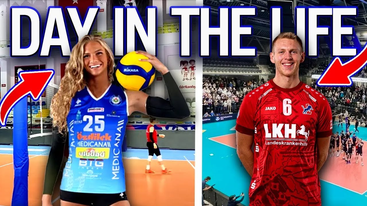 Day In The Life: Women’s vs Mens Pro Athlete (Volleyball)