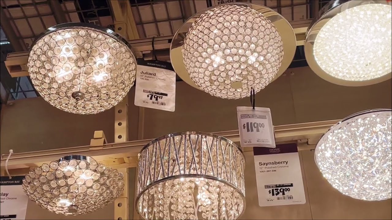 HOME DEPOT LIGHTS FOR ALL ROOMS | CHANDELIERS, SCONCES, PENDANTS, FLUSH MOUNT, TRACK LIGHTING & MORE