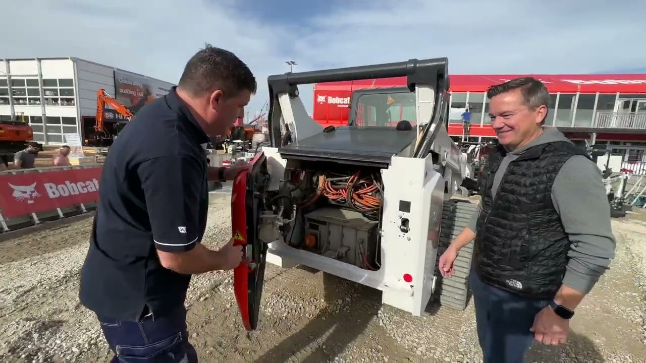 Bobcat's Joel Honeyman introduces the 'World First All Electric' T7X Compact Track Loader