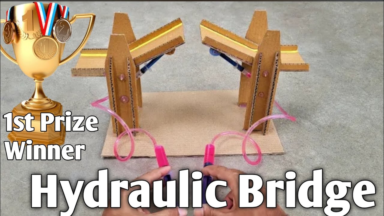 Hydraulic Bridge || Science Project Working Model || Science Exhibition 