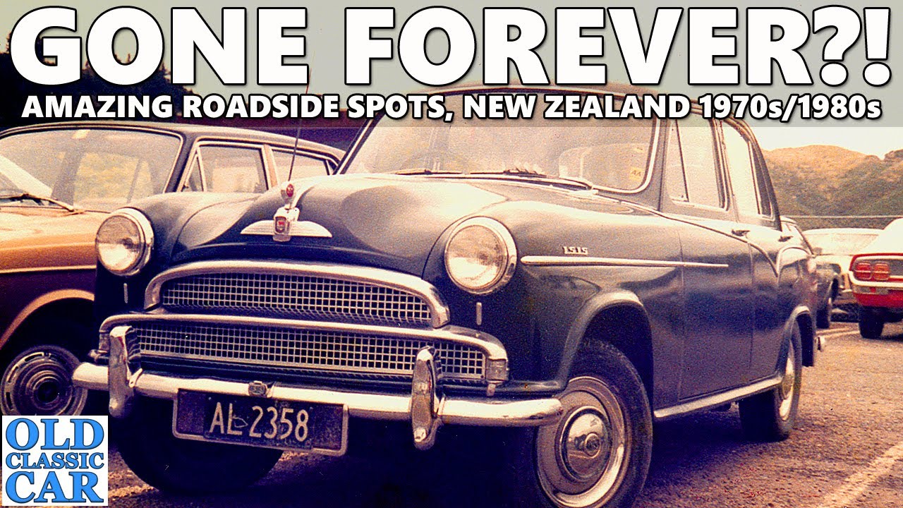 RARE old cars in New Zealand in the 1970s & 1980s | Classic cars in regular use