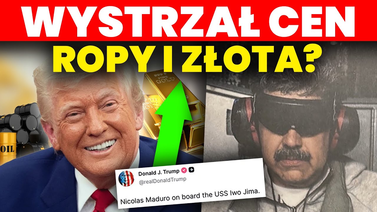 ATAK USA na Wenezuelę. Co dalej? Jak zareagują rynki? Cena ropy i złota wystrzeli?