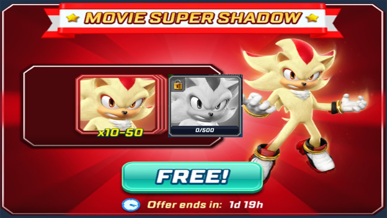 Обновление Sonic Forces - Фильм Супер Шэдоу, новое событие персонажа, бесплатные карты (Android, ...