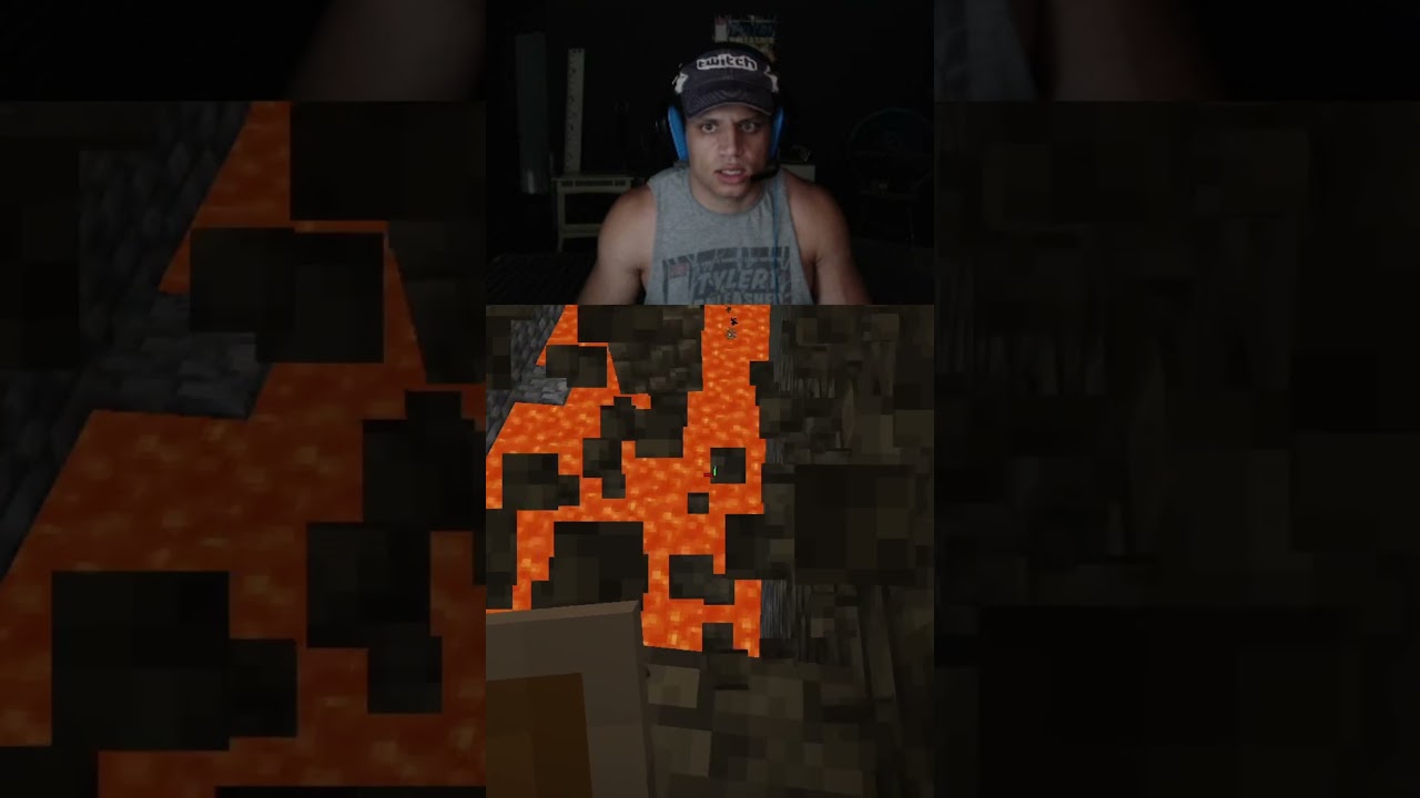Tyler1 в шоке, найдя это в Minecraft