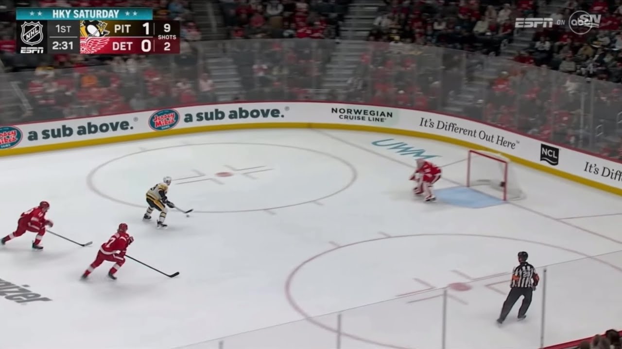 25/26 RS: Pit @ Det Highlights - 1/3/26