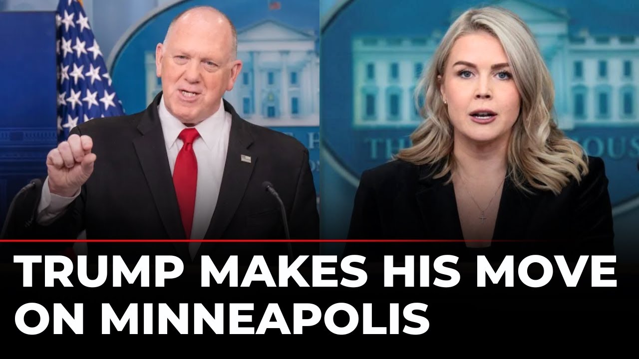 White House LIVE: Karoline Leavitt Reveals Trump’s New Move After Sending Tom Homan to Minneapolis