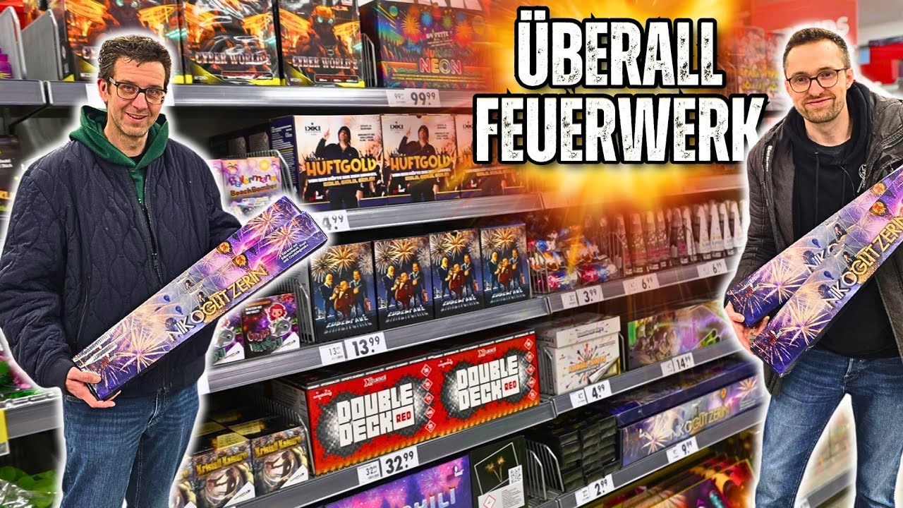 Morgen ist FEUERWERK-EINKAUFSTOUR - Wir waren HEUTE schon im Laden! 😍🔥 Exklusive Einblicke!