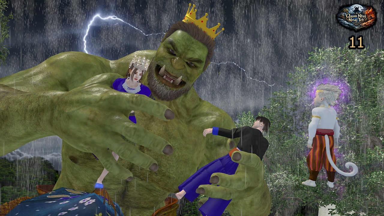 qaum ntuj nriaj teb daim part 11 hmoob hmong animation 3d