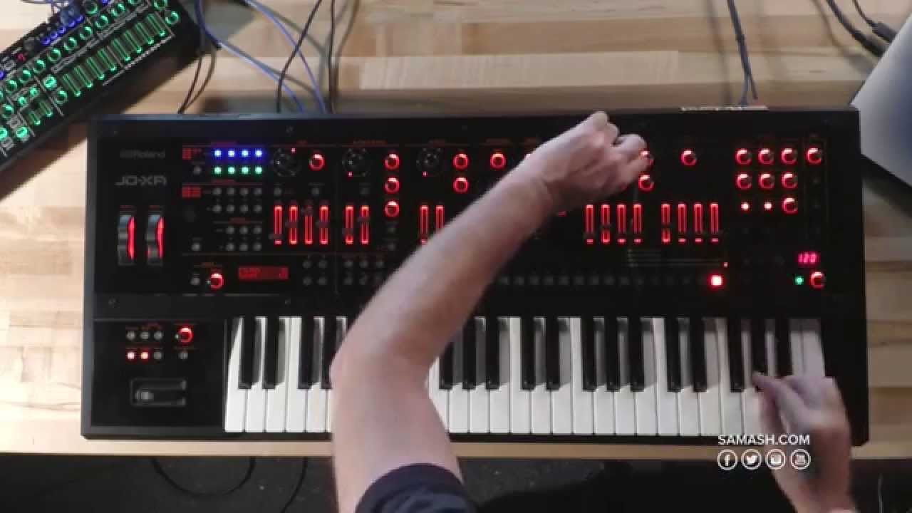 Roland JD-XA Analog Digital Synthesizer - Arpeggiator and Effects