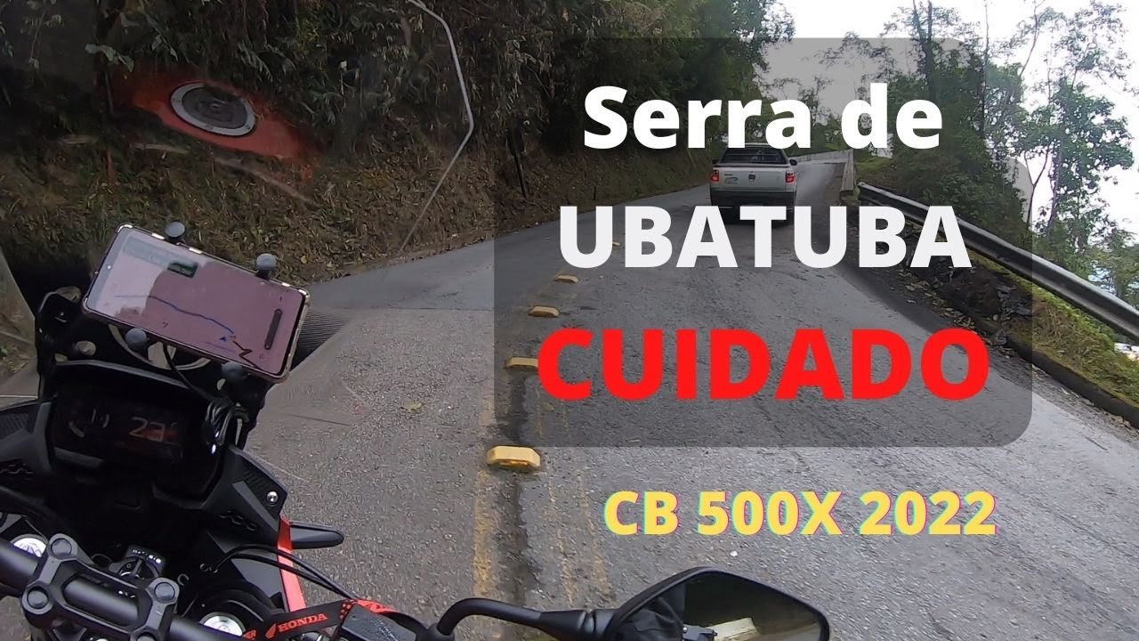 CB 500X 2022 | Subindo a Serra de Ubatuba