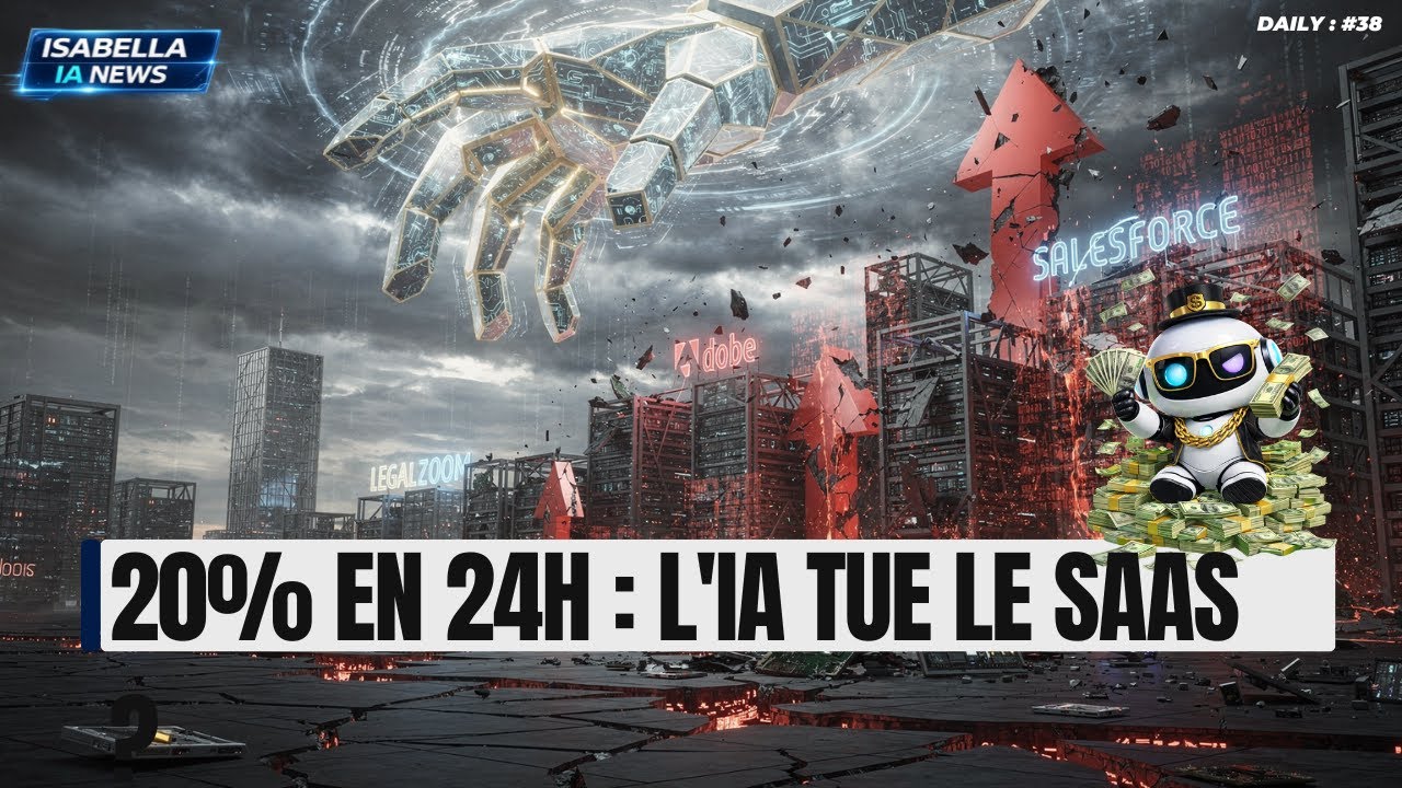 🚨 PANIQUE : L'IA d'Anthropic fait CRASHER ces géants de la Tech ! (-20%)