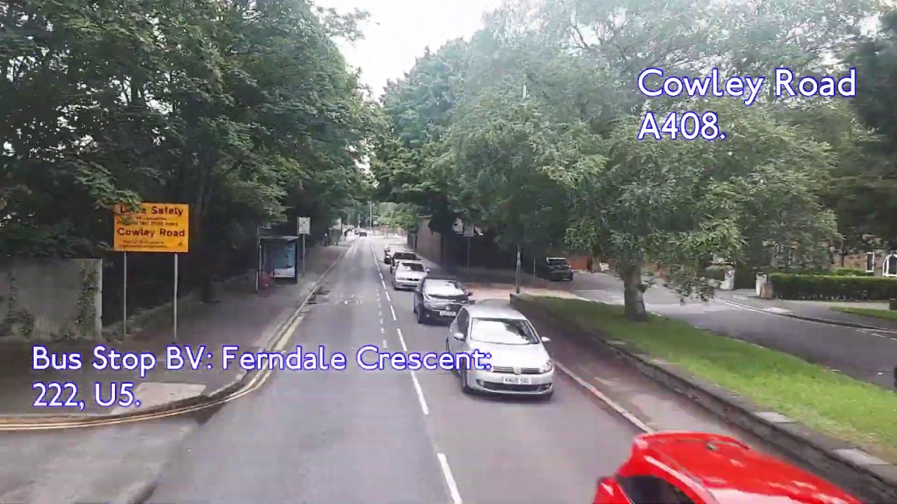 FULL ROUTE VISUAL | London Bus Route U5: Uxbridge – Hayes & Harlington | 2523 (YX15OWO)