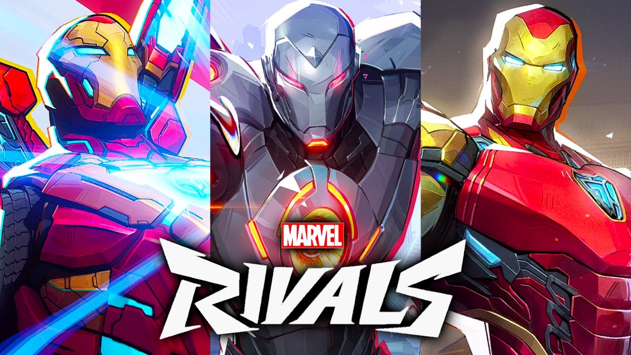 Marvel Rivals - All Iron Man Abilities, Skins, Emotes, Intros & MVP Animations (4K 60FPS)