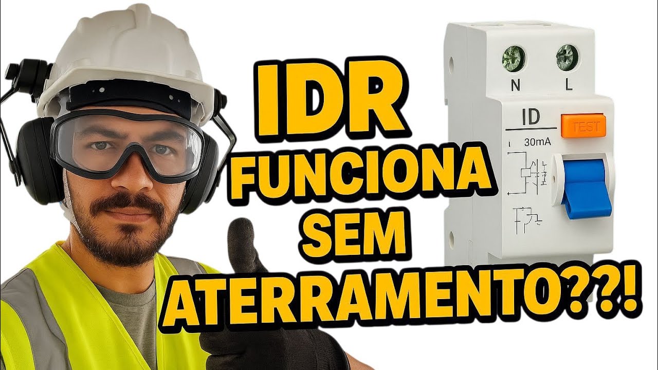 IDR funciona sem ATERRAMENTO?! #idr #aterramento 