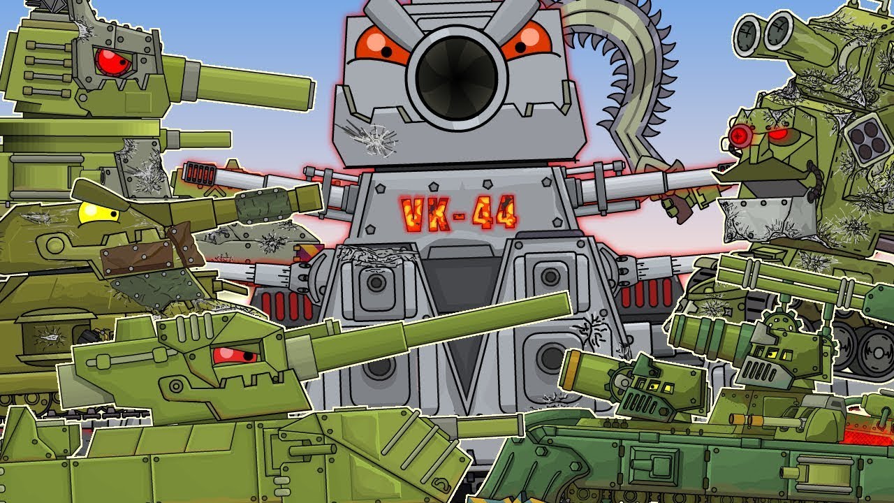 Battle of the Iron Monsters for Moscow - Cartoons about tanks