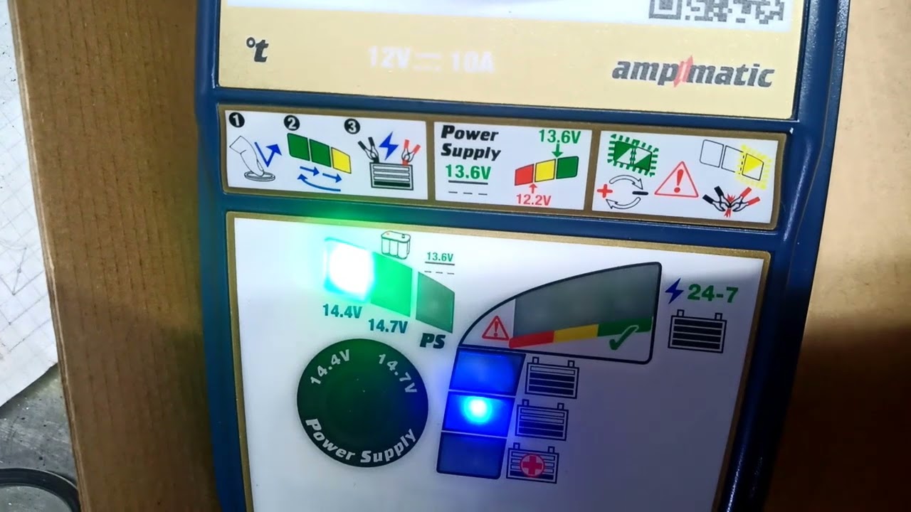 Зарядное устройство Optimate 7 SELECT TM250 Распаковка и пробная зарядка.