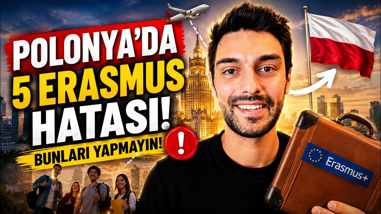 Polonya Erasmus: Gitmeden Önce İzlemezsen PİŞMAN OLURSUN! (5 Büyük Hata)