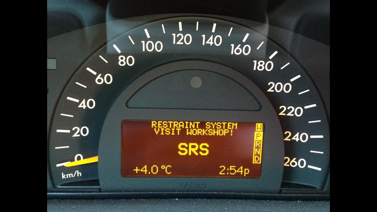 b 1035 srs ошибка w203