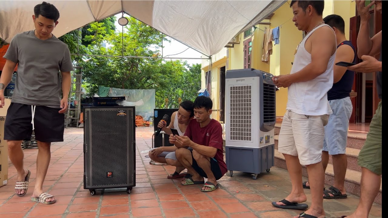 Giao loa kéo Prosing W15super cho anh Nghĩa ở Mê Linh Hà Nội | Loa kéo Hoàng Nam