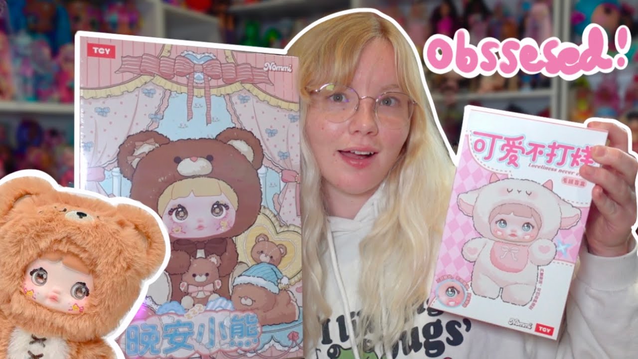I'm OBSESSED With Plush Dolls! Nommi Blind Box Opening!
