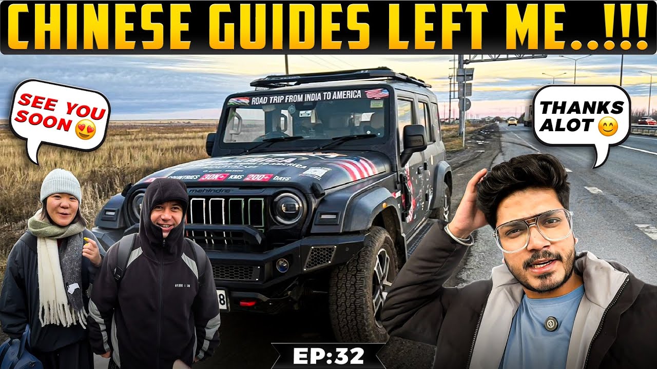 Chinese 🇨🇳 Guides Have Left..!!! 😱 Travelling Solo 😍 | Road To America 🇺🇸| Ep:31 | नमस्ते America 🇺🇸