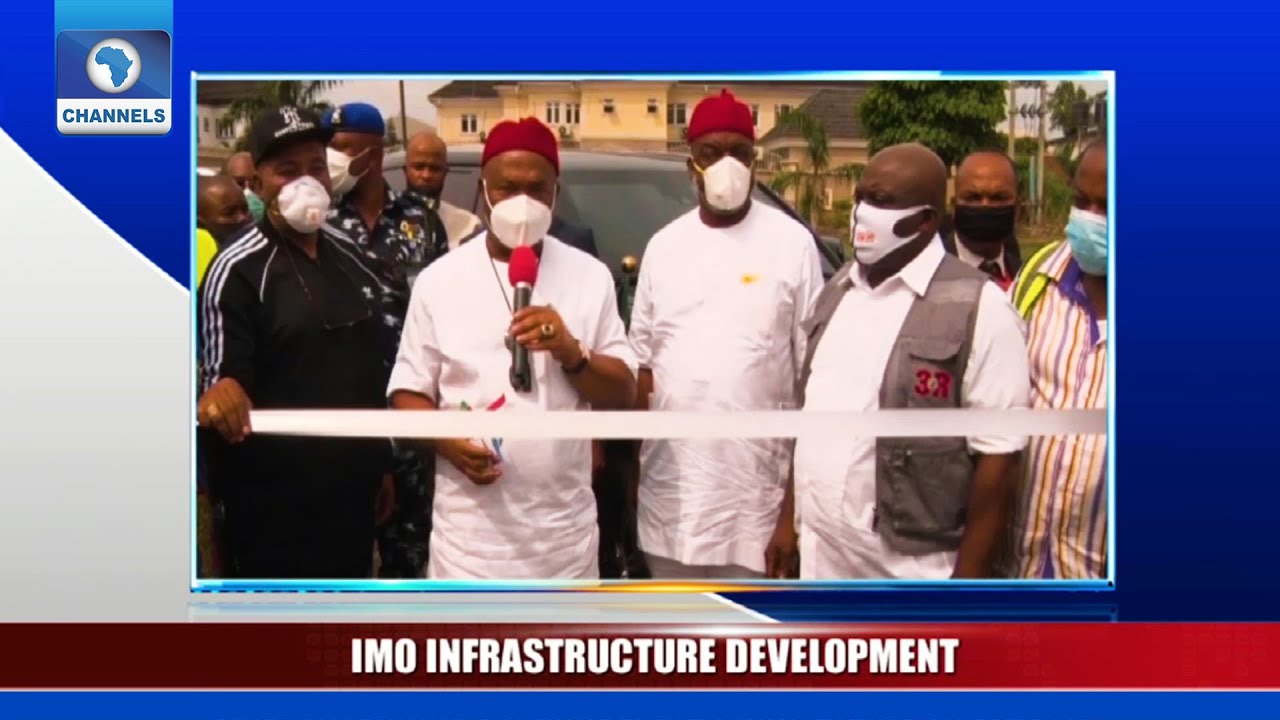 Gov Uzodinma Commissions Eight Roads In Owerri, Imo State