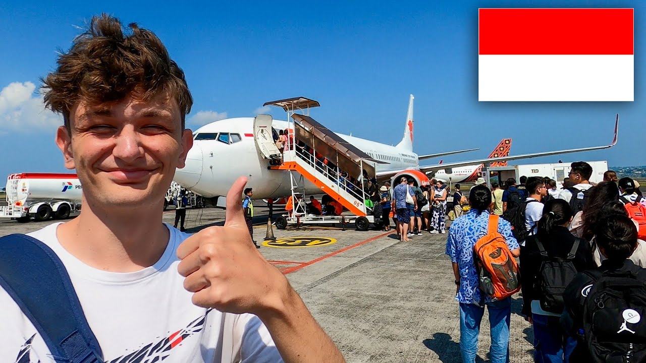 $35 Lion Air Flight From Bali to Yogyakarta, Indonesia! 🇮🇩