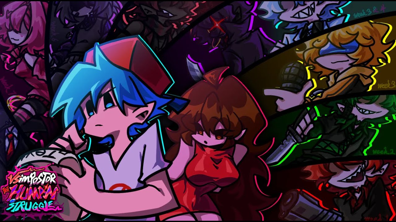VS Impostor but Human Struggle mod PLAYTHROUGH