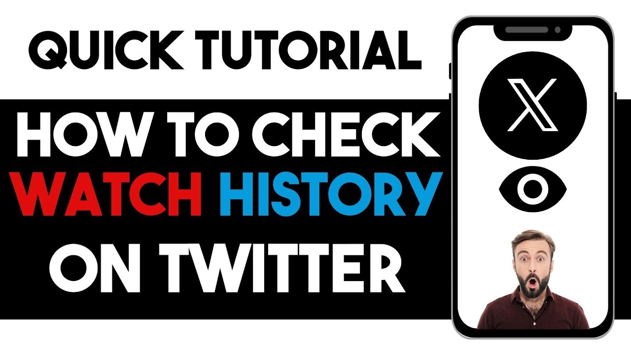 How To Check Watch History On Twitter- 2025