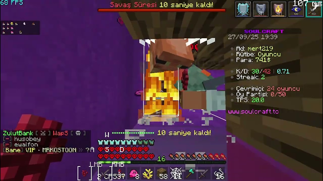 Uzun Zaman Sonra SoulCraft Kill Montage ( Banned )