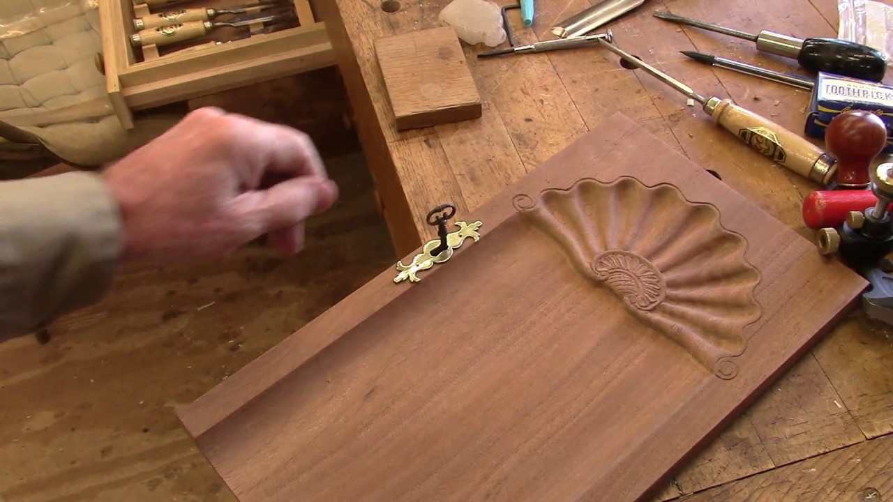 Townsend Kneehole Bureau Kneehole Door & Shell Step 9
