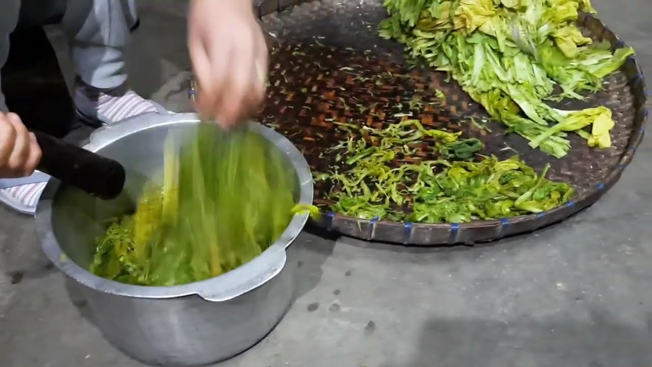 Traditional Mustard Leave Sauce (Zeliangrong Style)