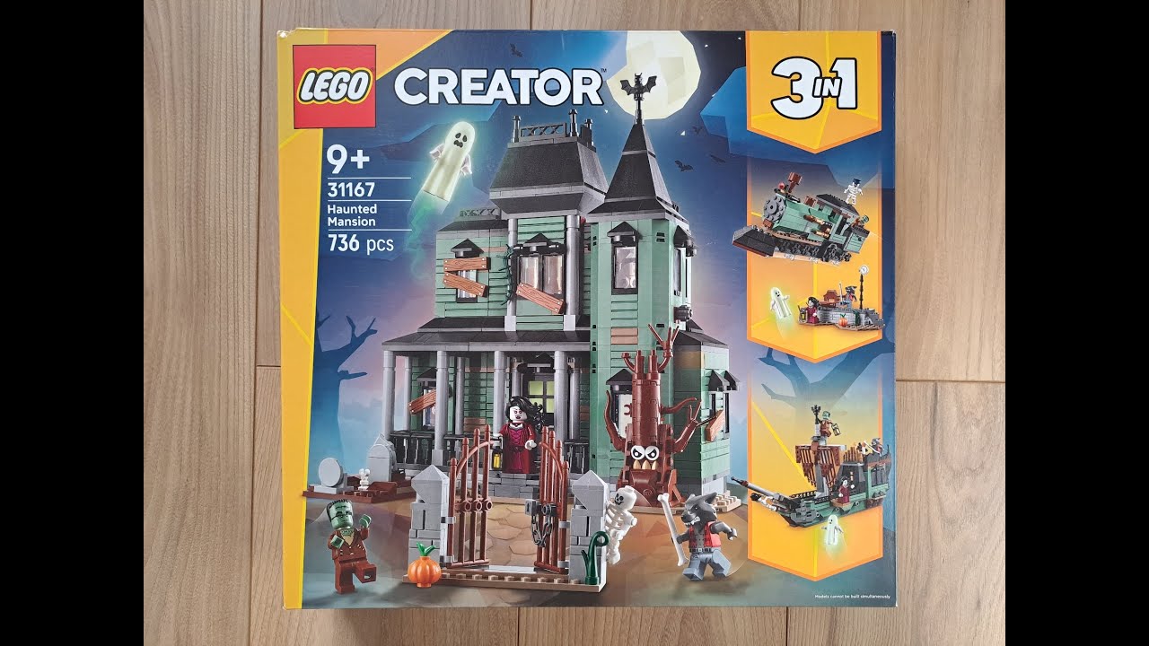 Présentation du LEGO Creator 31167 Le manoir hanté