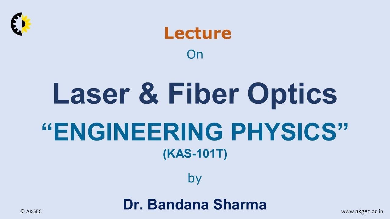 ENGINEERING PHYSICS LECTURE 01 