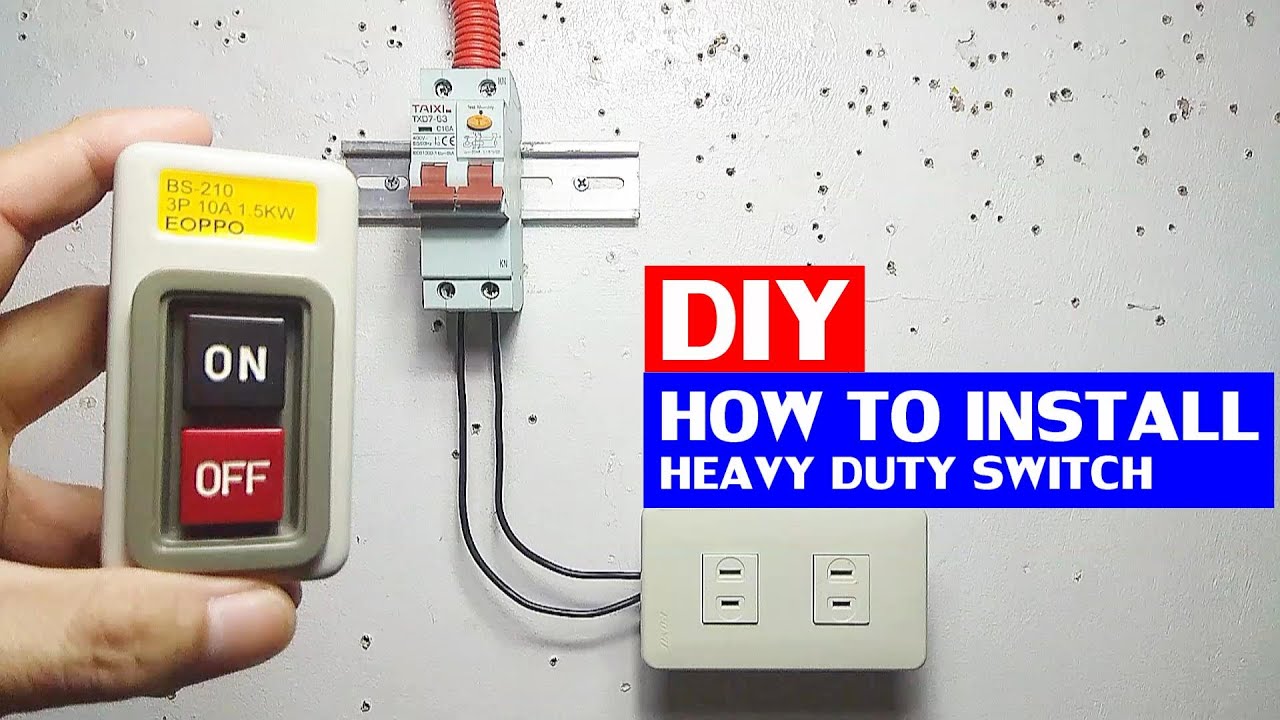 PAANO GAMITIN ANG HEAVY DUTY PUSH BUTTON NA SWITCH