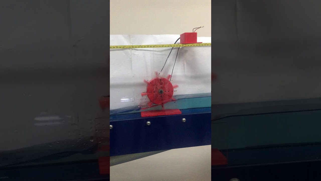 3D printed waterwheel