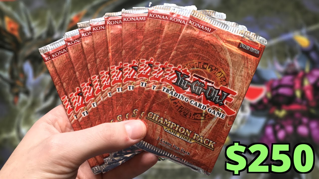 Opening RARE Champion Pack 3 Yugioh Packs From 2007!
